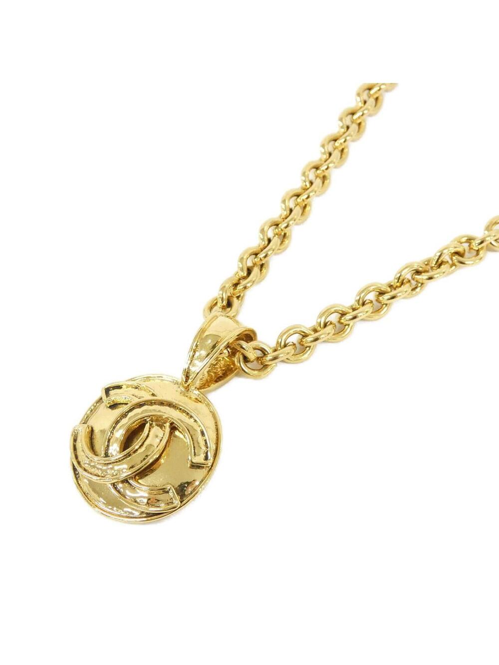 Chanel Pendant Necklace Gold #313807C11B